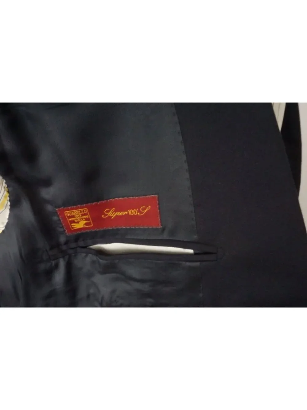 Raffaele Caruso S100s Wool Navy Blue 2Pc Suit Jacket Pant 44R BRAND NEW